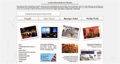 Desktop Screenshot of oberangertheater.com